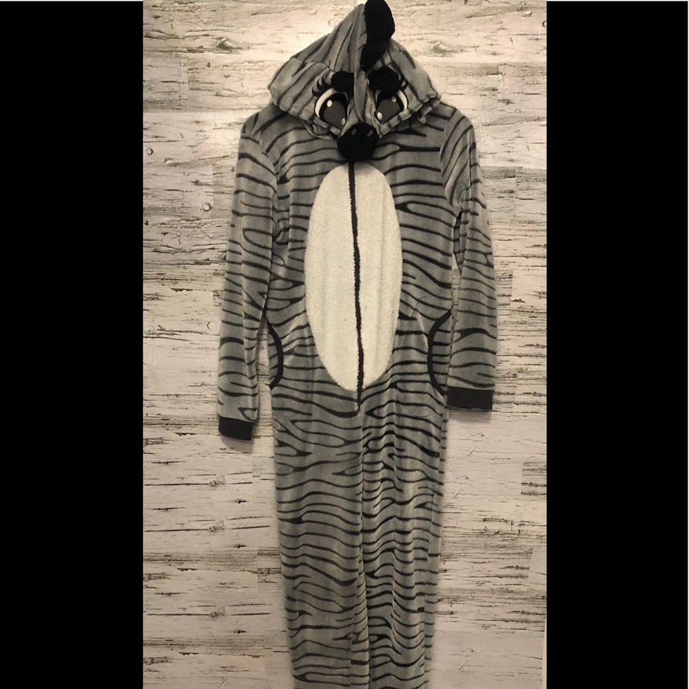 Cozy Adult size Zebra / animal print Adult Pyjama